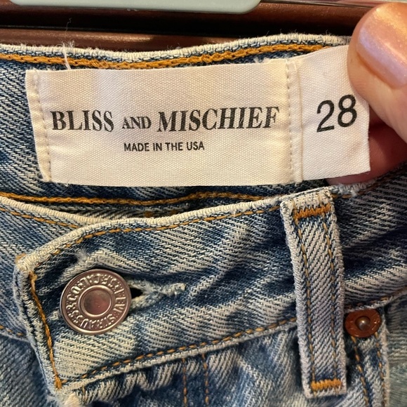 Bliss and Mischief Repurposed Embroidered Levi’s Jeans - Picture 7 of 16